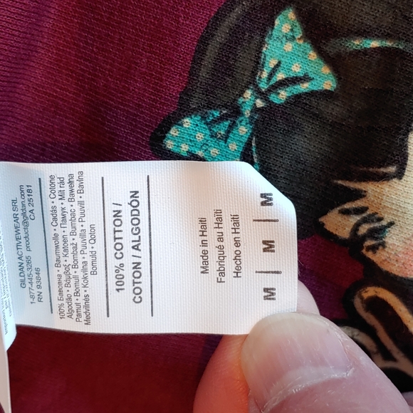 Womens Viva Las Vegas Rockabilly Weekend  Sz M Red/Maroon Tee Shirt 100% Cotton - Picture 11 of 13